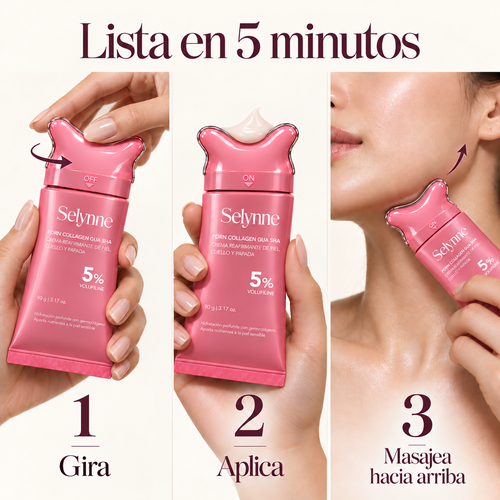 Crema Reafirmante con Gua Sha Integrado para un Cuello que No Delata tu Edad